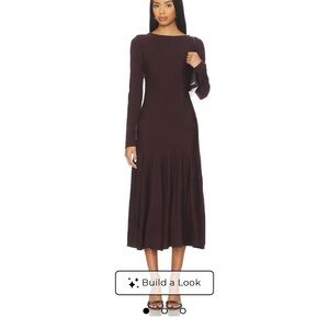 Doreyda Sweater Dress in Eggplant